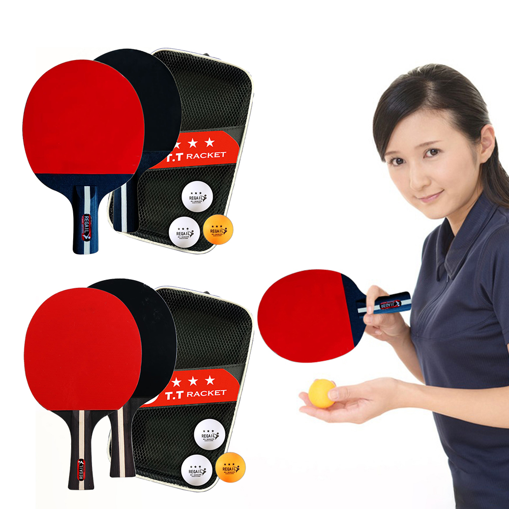 Table Tennis Olympics - مضرب تنس الطاولة مع حقيبة ،