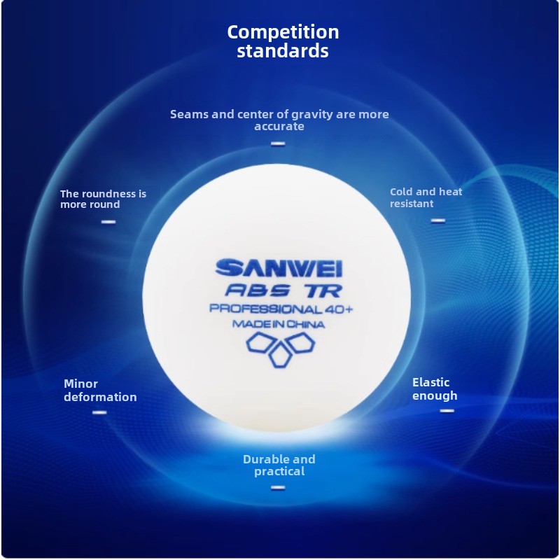50 100 قطعة Sanwei المواد الجد - مراجعة Table Tennis Olympics وسعره