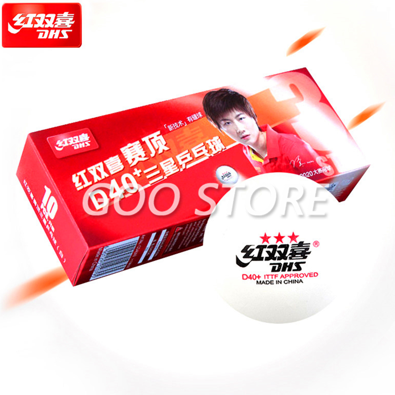 DHS 3 نجوم D40 + كرات تنس الطا - مراجعة Table Tennis Olympics وسعره