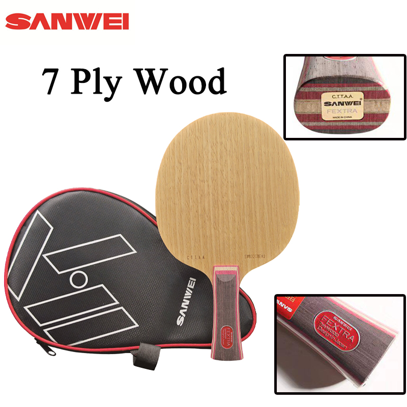 مضرب تنس طاولة SANWEI FEXTRA 7 - مراجعة Table Tennis Racket وسعره
